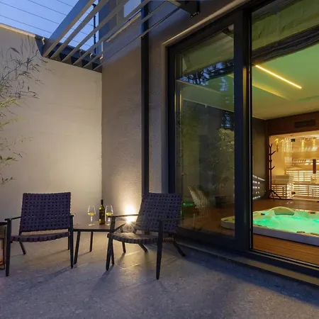 Valpinia For 8 People In Labin - Rabac With 40 M2 Heated Pool, Indoor Jacuzzi & Sauna