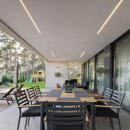 Valpinia For 8 People In Labin - Rabac With 40 M2 Heated Pool, Indoor Jacuzzi & Sauna Villa *